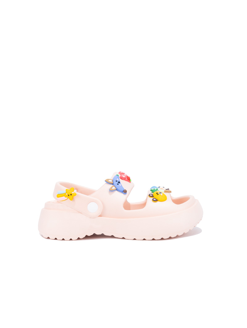 Sandales avec accessoires amovibles